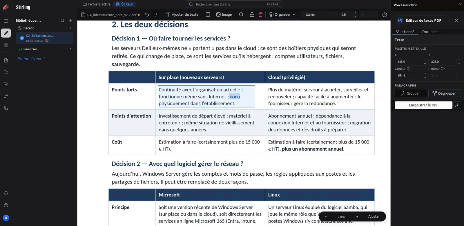 Éditeur PDF de la Suite EduPrivacy